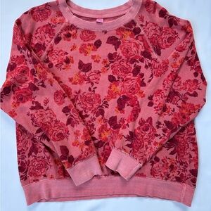 Old Navy Floral Rose Women's Sweater